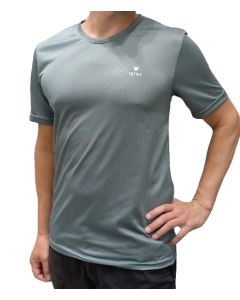Remera Ultra Sport Hombre Dry Fit Gis Acero
